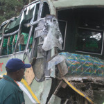 Bus from Homa Bay rams on fence minutes from destination