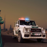 Police in Dubai decide to add a 700 horsepower Mercedes G-Class SUV to their Fleet