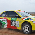 New cars go on show at the KCB Machakos Rally