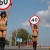 Topless models used to slow down traffic in Russia