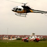 Rally Driver Quentin Mitchell is Set to Race Against a Helicopter 