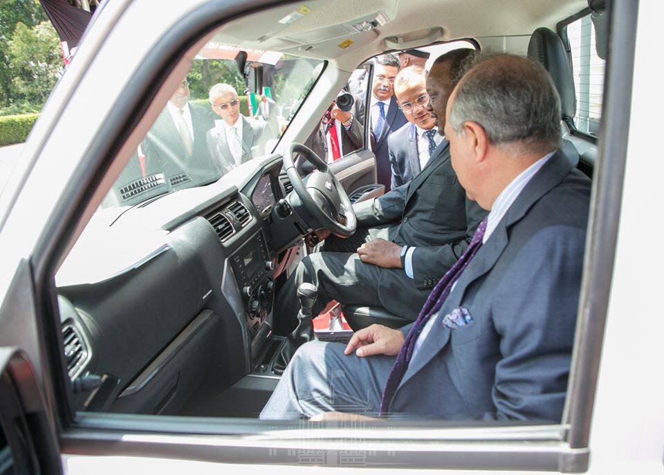 Photos of powerful mahindra vehicles assembled in Kenya