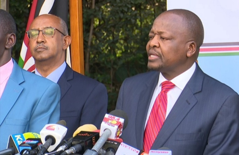 Health CS Mutahi Kagwe gives details on condition of 4 confirmed Coronavirus patients in Kenya