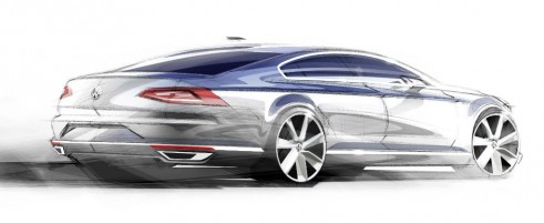 2015 VW Passat tease rear carwitter 491x201