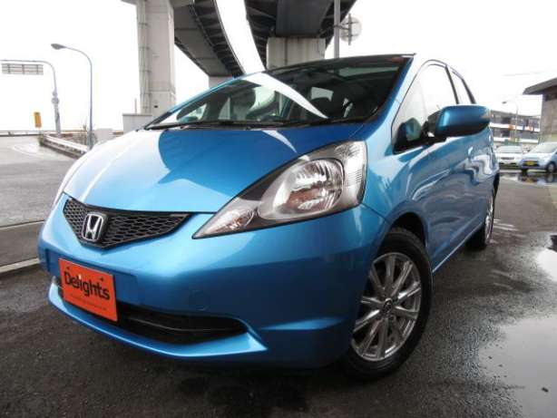 Honda fit rally blue with SUNROOF 2010 G GRADE Genuine LOW MILEAGE full